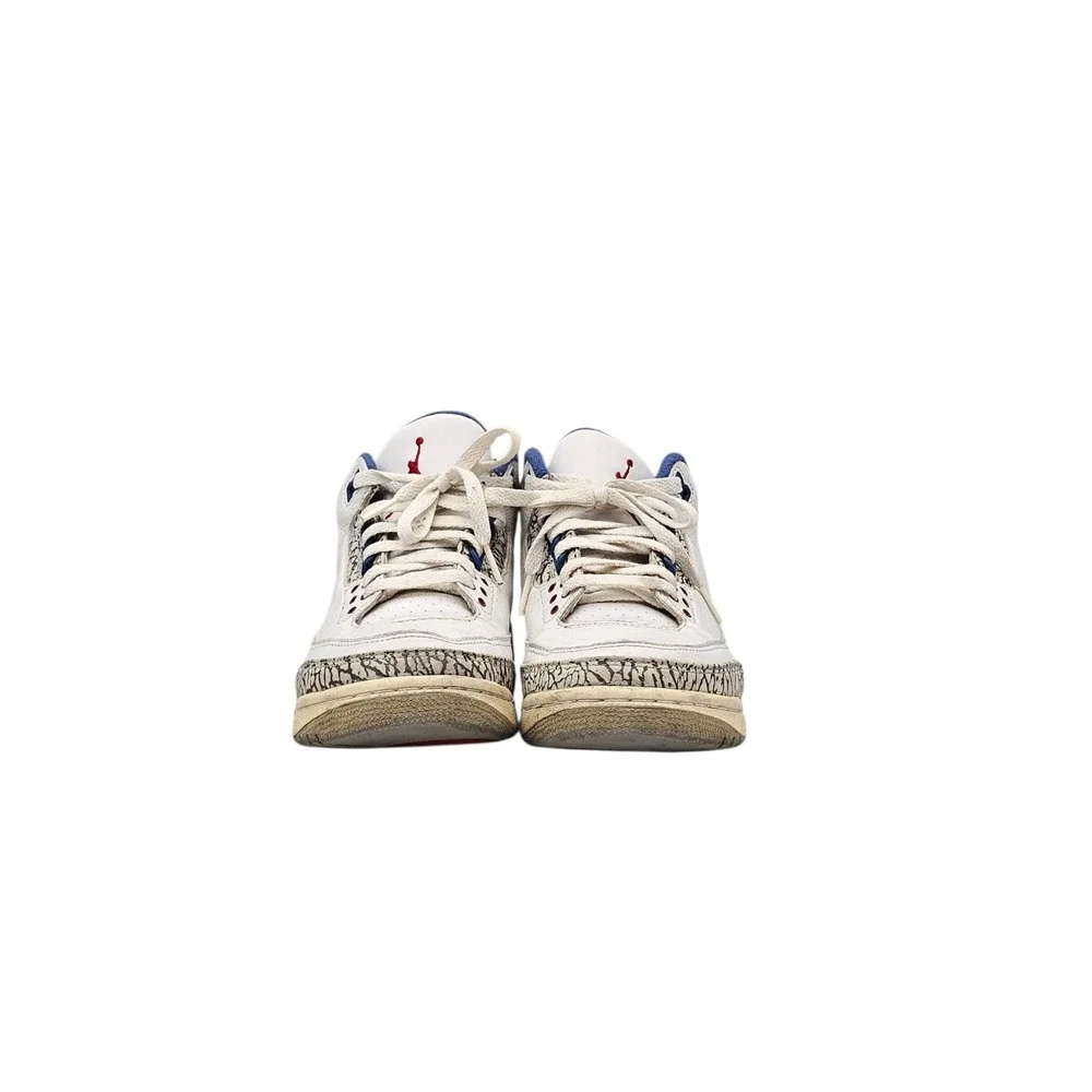 Nike Men's Size 8 US VTG Air Jordan 3 Retro 2001 True Blue Sneakers Shoes READ
